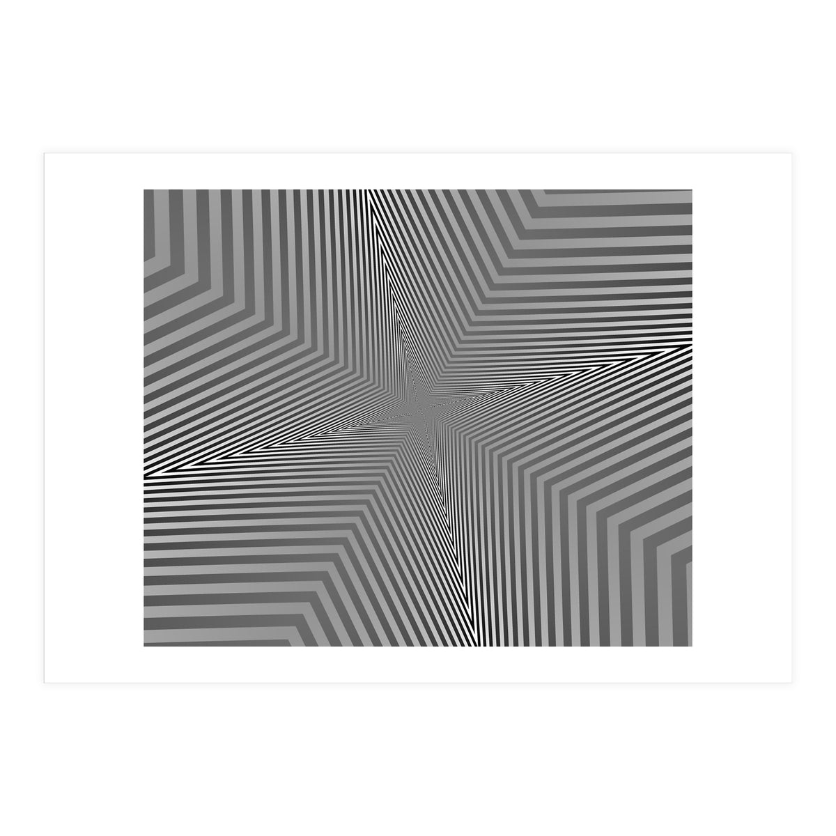 Abstract Triangle Pattern Geometric  (Print Only)