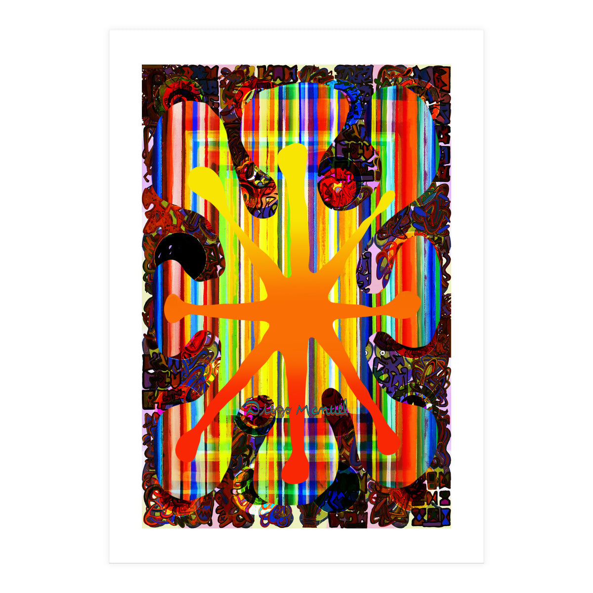 Fuego Y Graffiti 71 (Print Only)