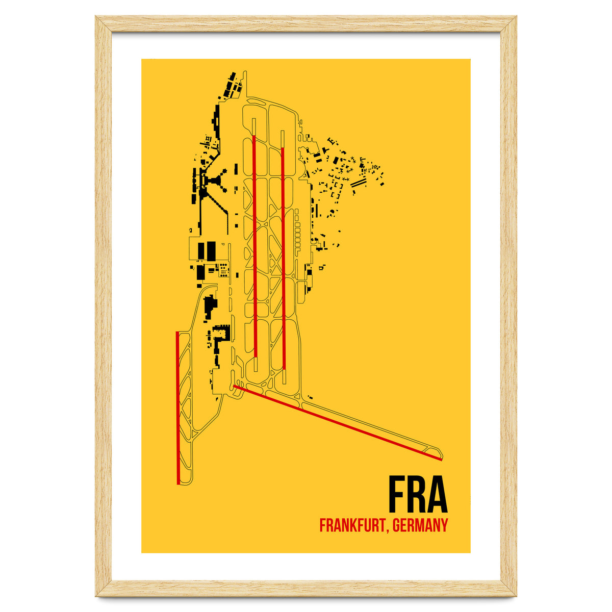 Frankfurt Airport Layout