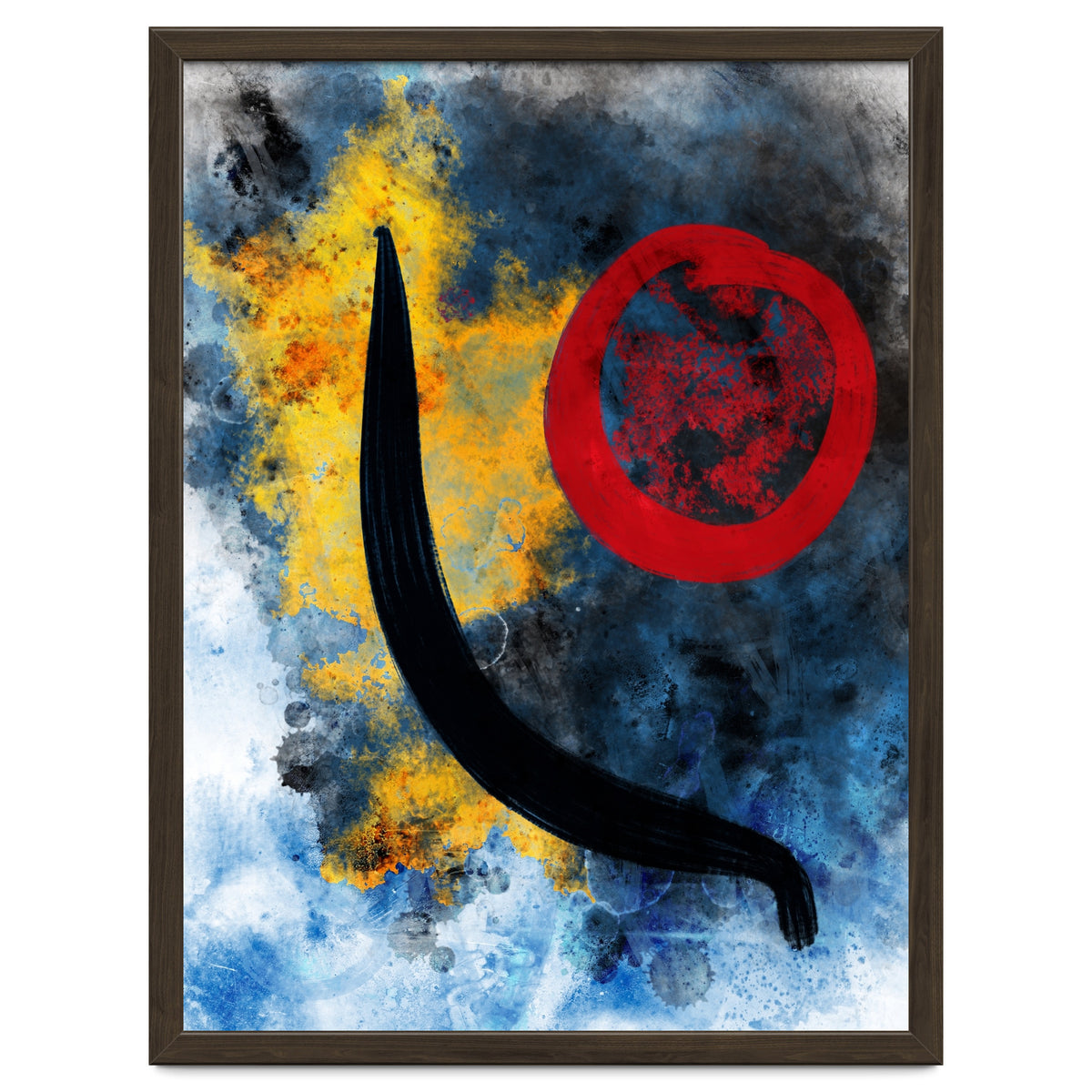 Abstract Calligraphy in the universe