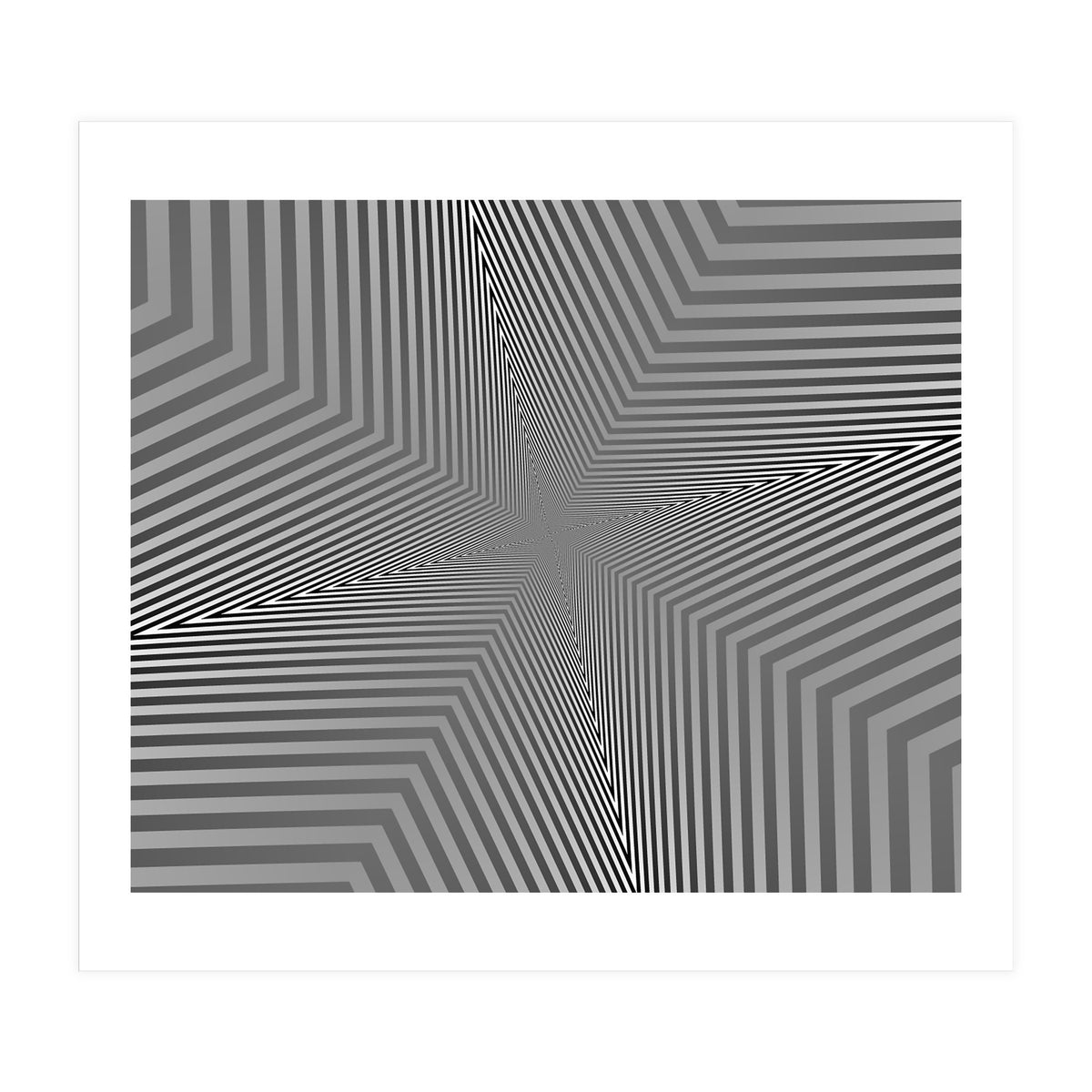 Abstract Triangle Pattern Geometric  (Print Only)
