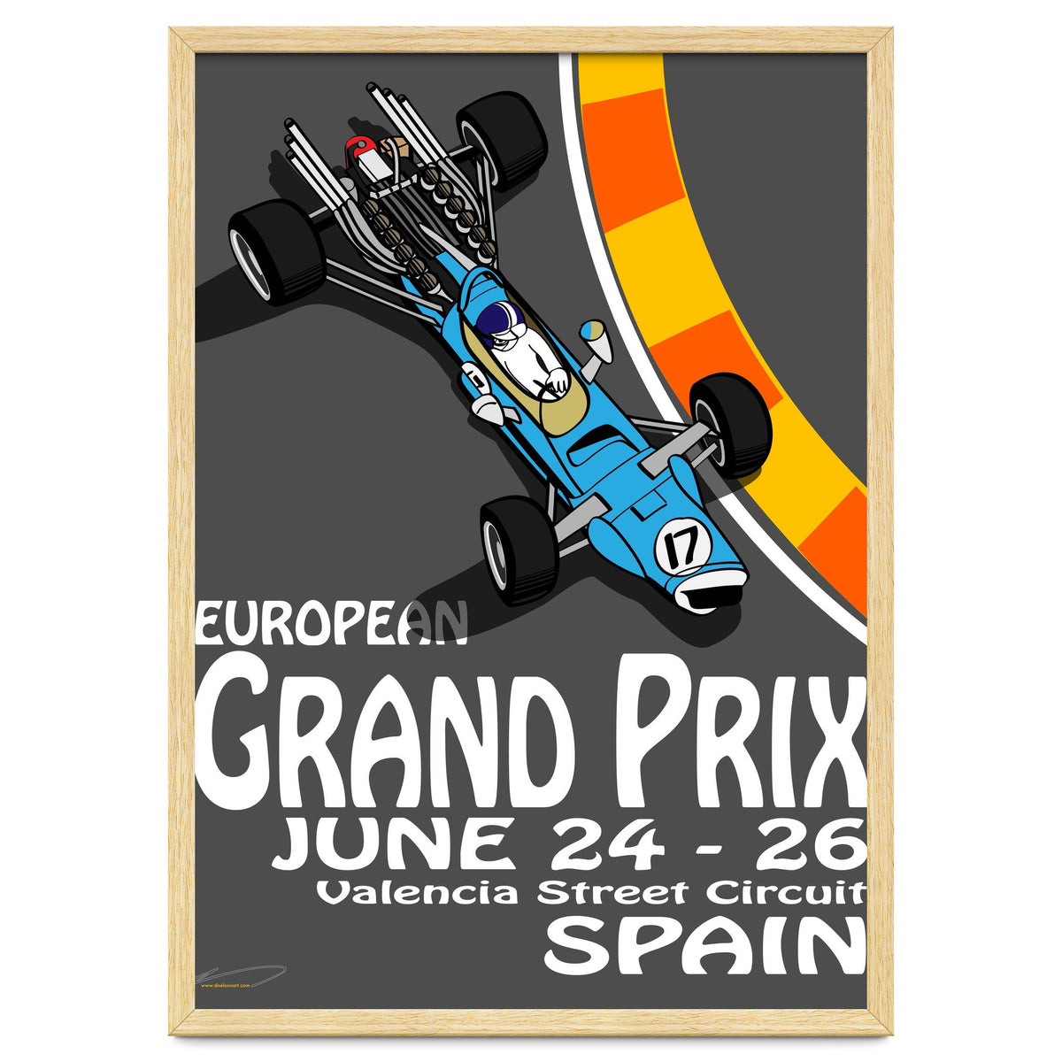 European Grand Prix poster