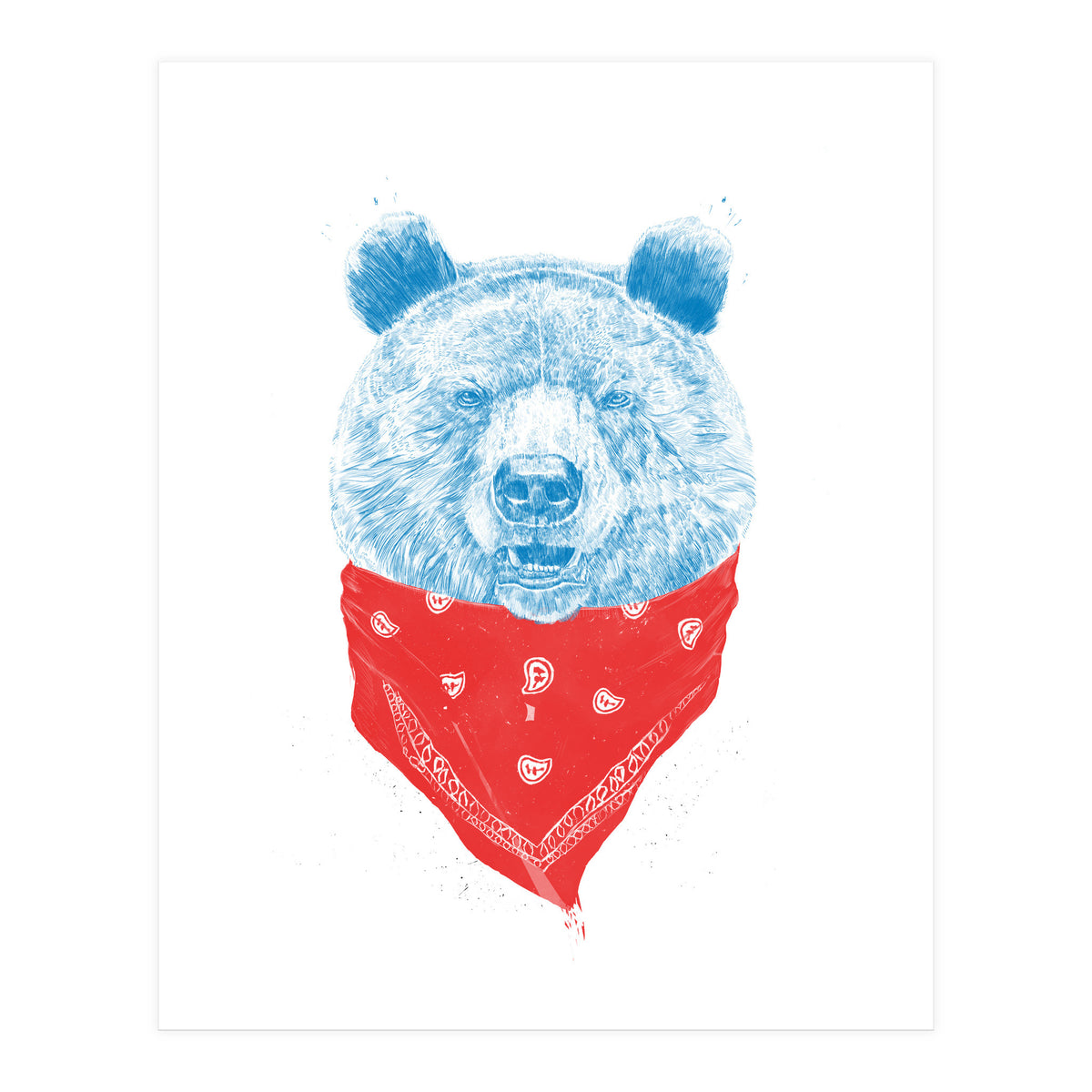 Wild Bear Color Version (Print Only)