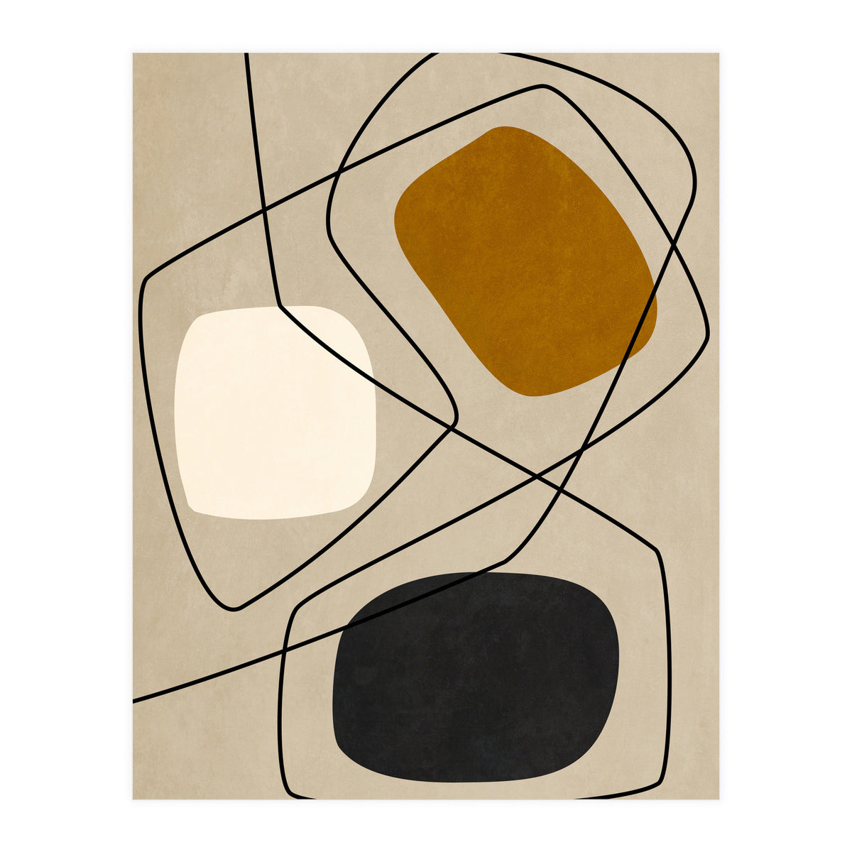 ORGANIC SHAPES - TN01 (Print Only)