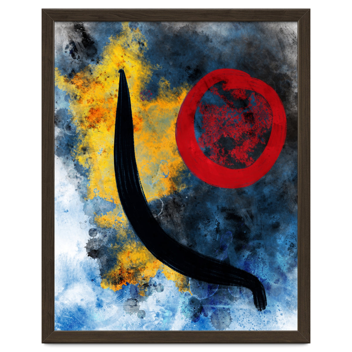 Abstract Calligraphy in the universe