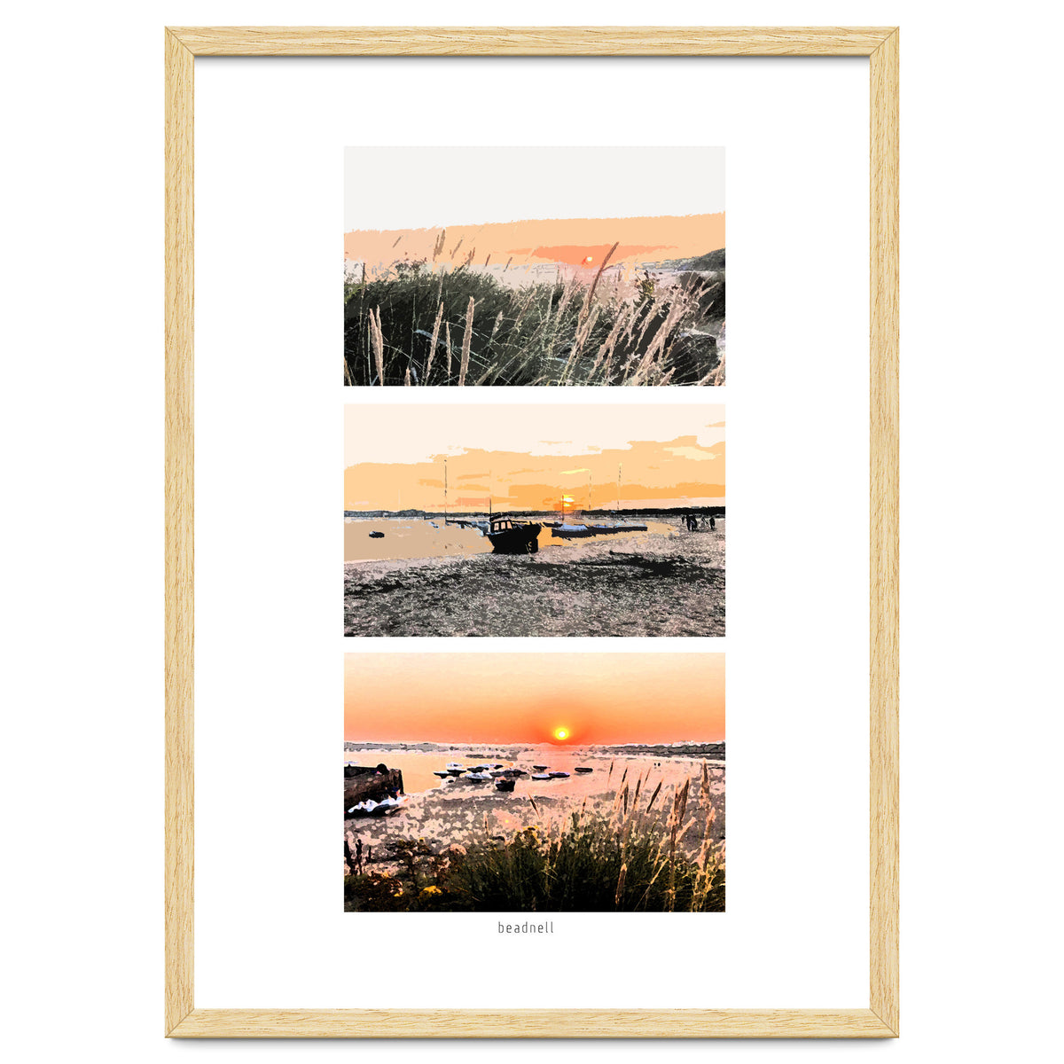 Beadnell, North East Coast in Paints