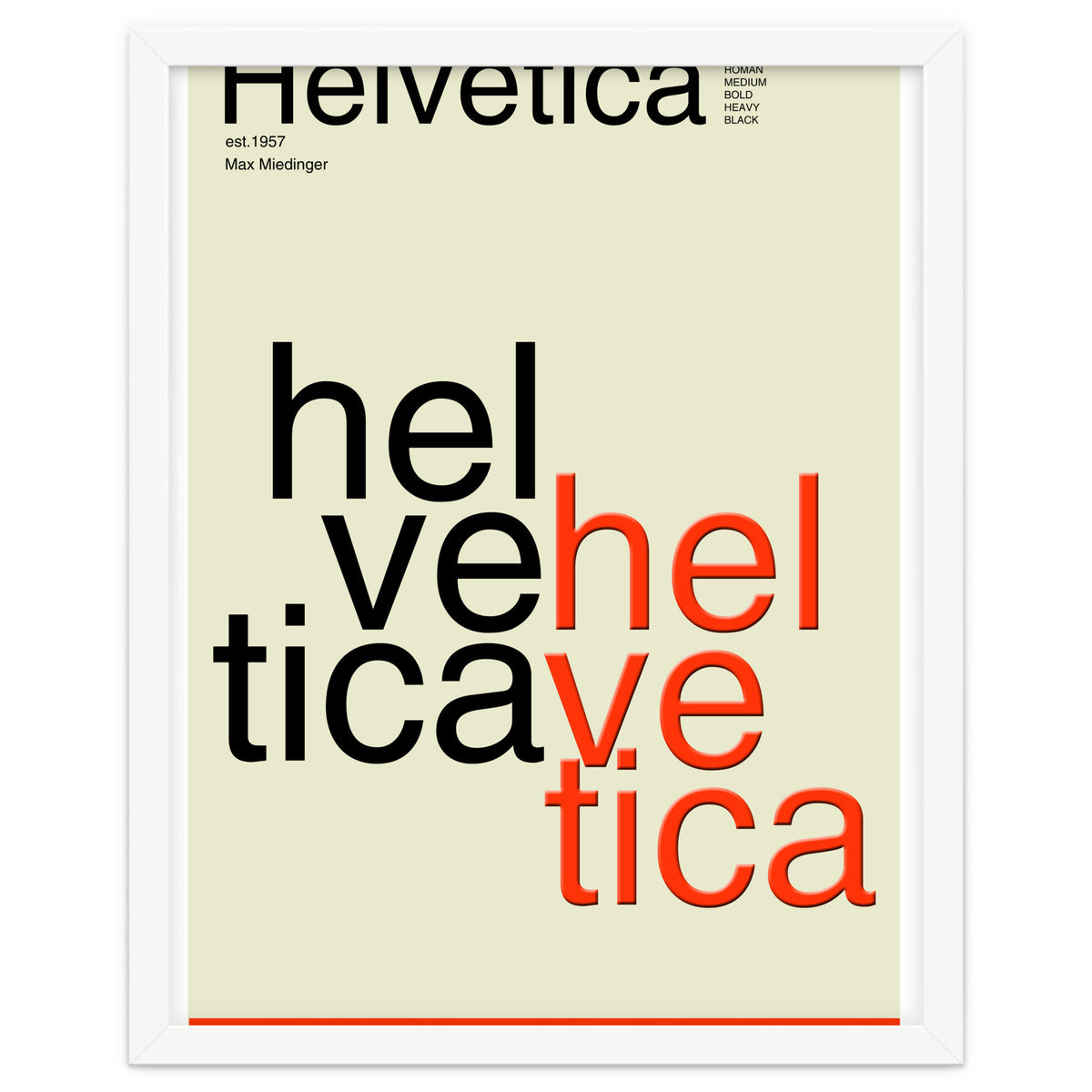 Helvetica Font Design