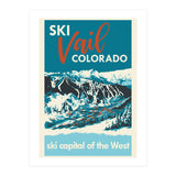 Vintage Vail ski poster (Print Only) thumbnail