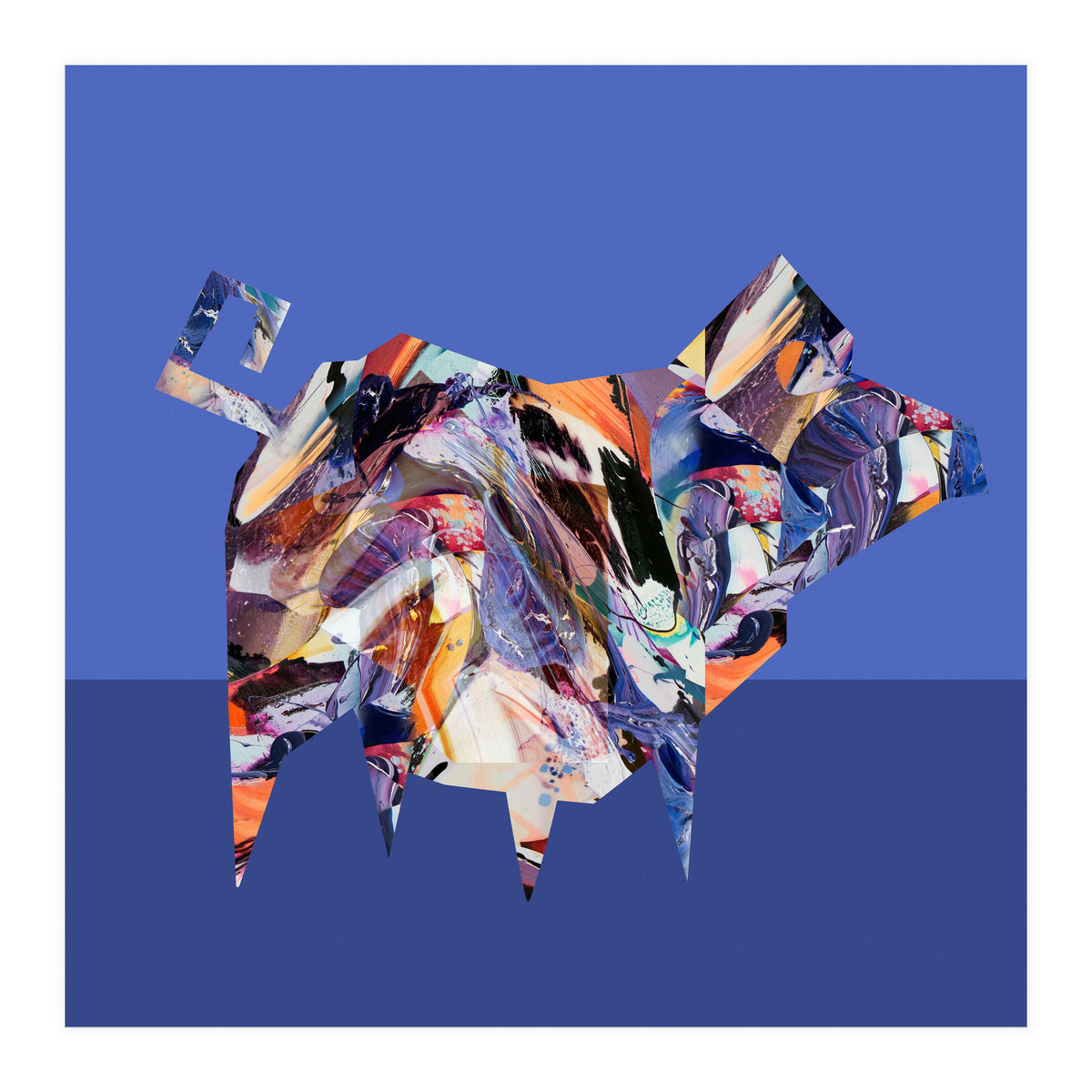 Crazy Ab Pig (Print Only)