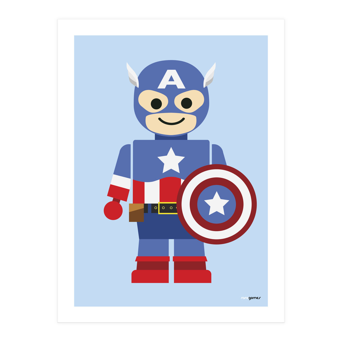 Captain America Toy (Print Only)