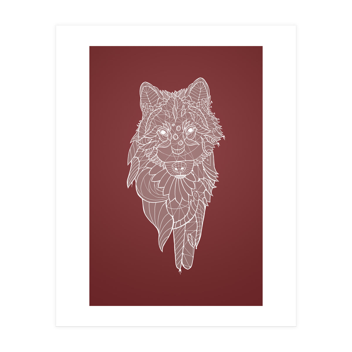 Lace Wolf (Print Only)