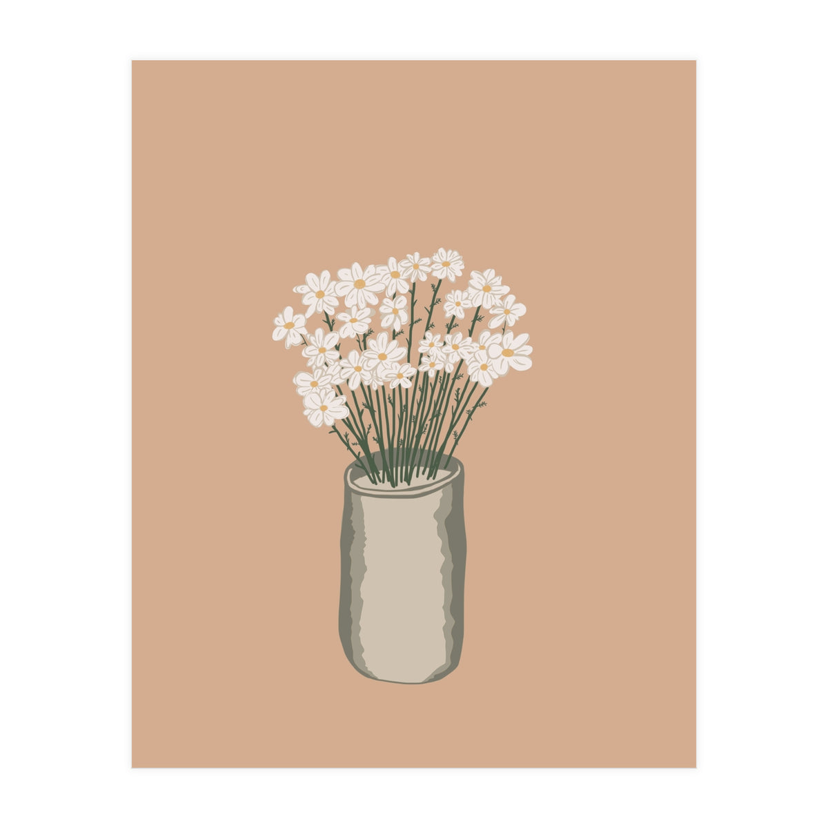Daisies in a vase (Print Only)