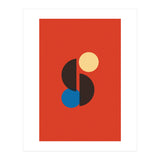 Mid Century Geometric Simple Art Print (Print Only) thumbnail