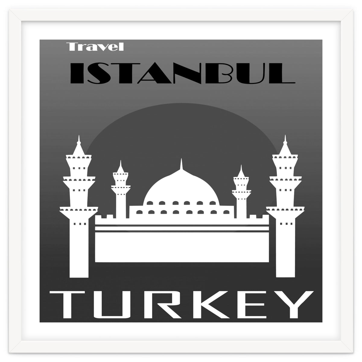 Istanbul Travel Poster