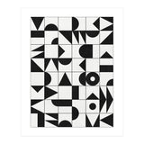 My Favorite Geometric Patterns No.10 - White (Print Only) thumbnail