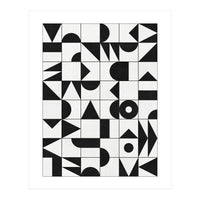 My Favorite Geometric Patterns No.10 - White (Print Only)