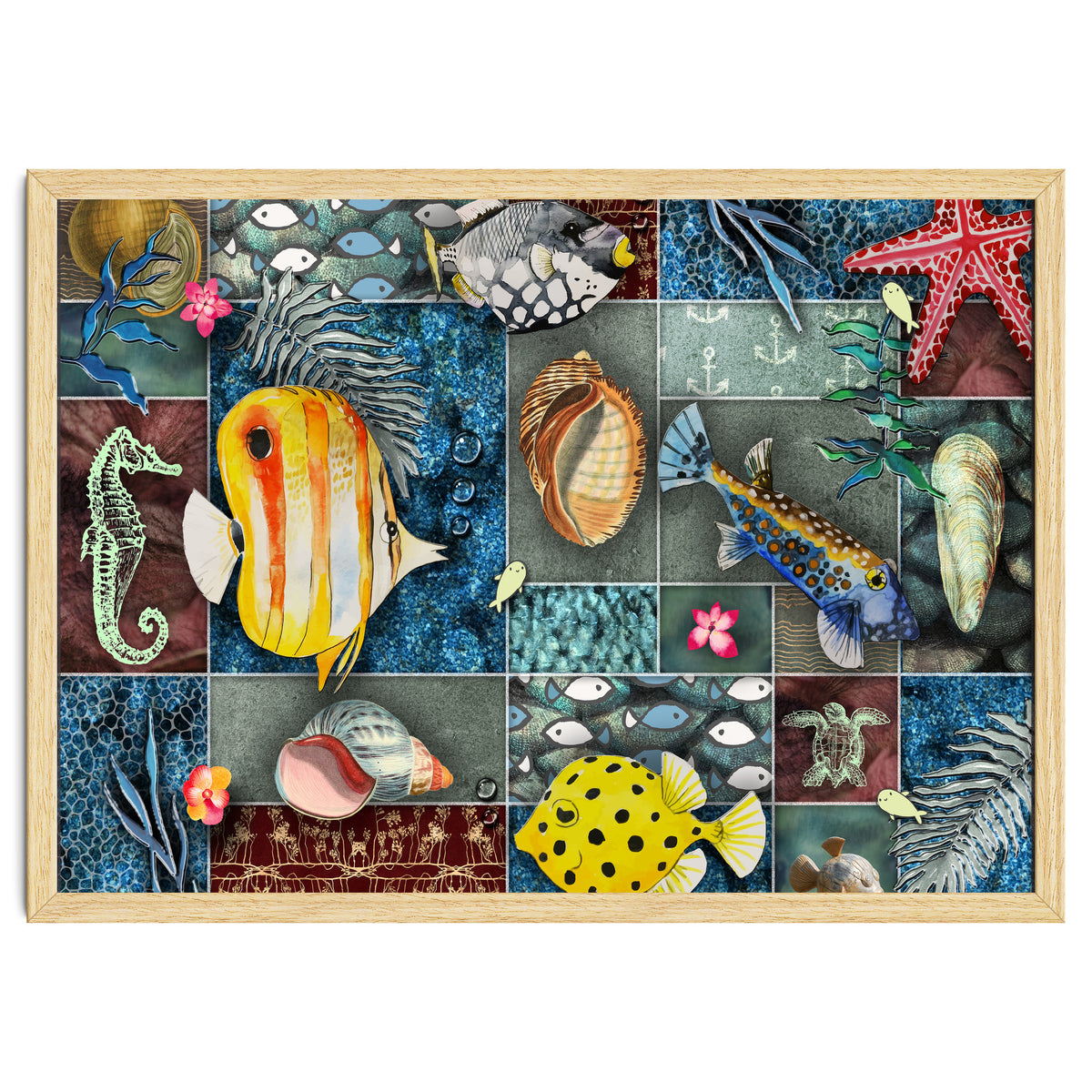 Sea Life Collage