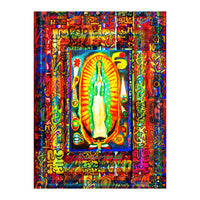 Graffiti Digital 2022 336 and Virgin of Guadalupe (Print Only)