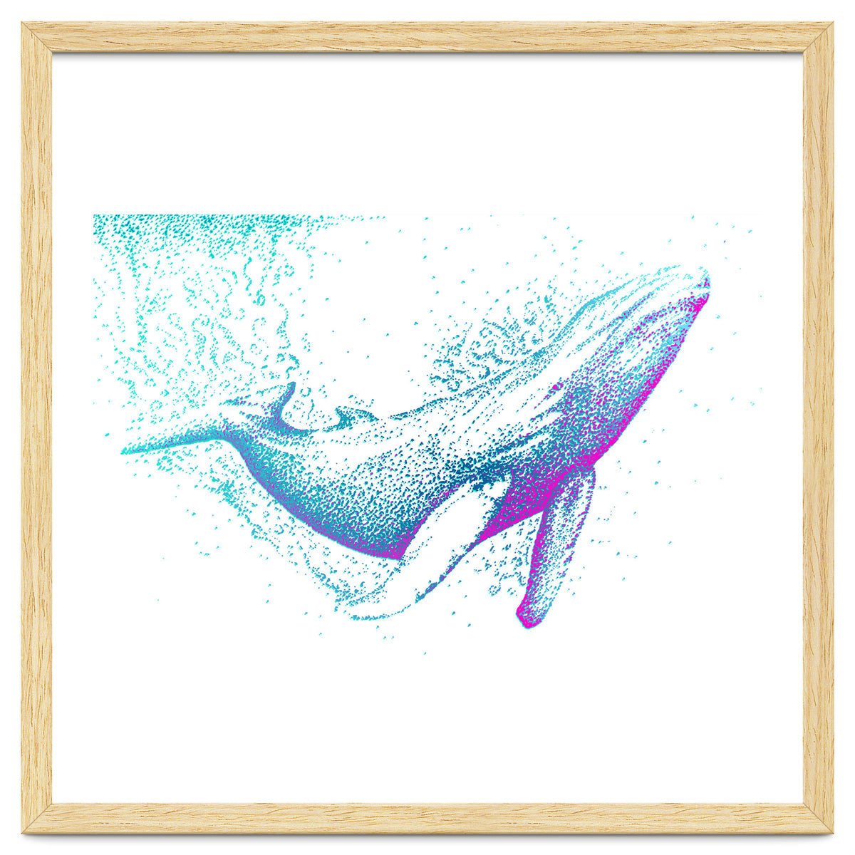 Diving Blue Whale