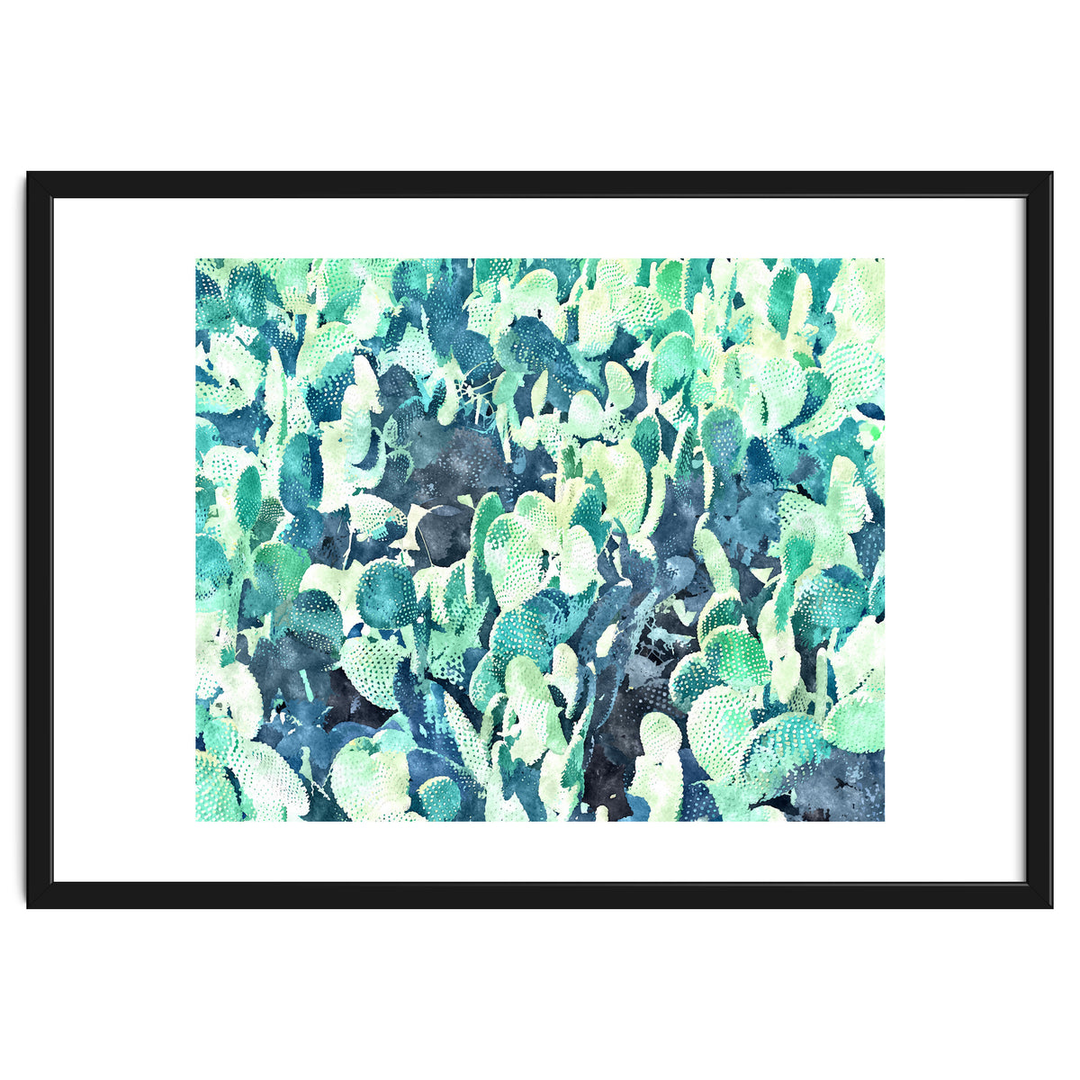 Watercolor Cactus III