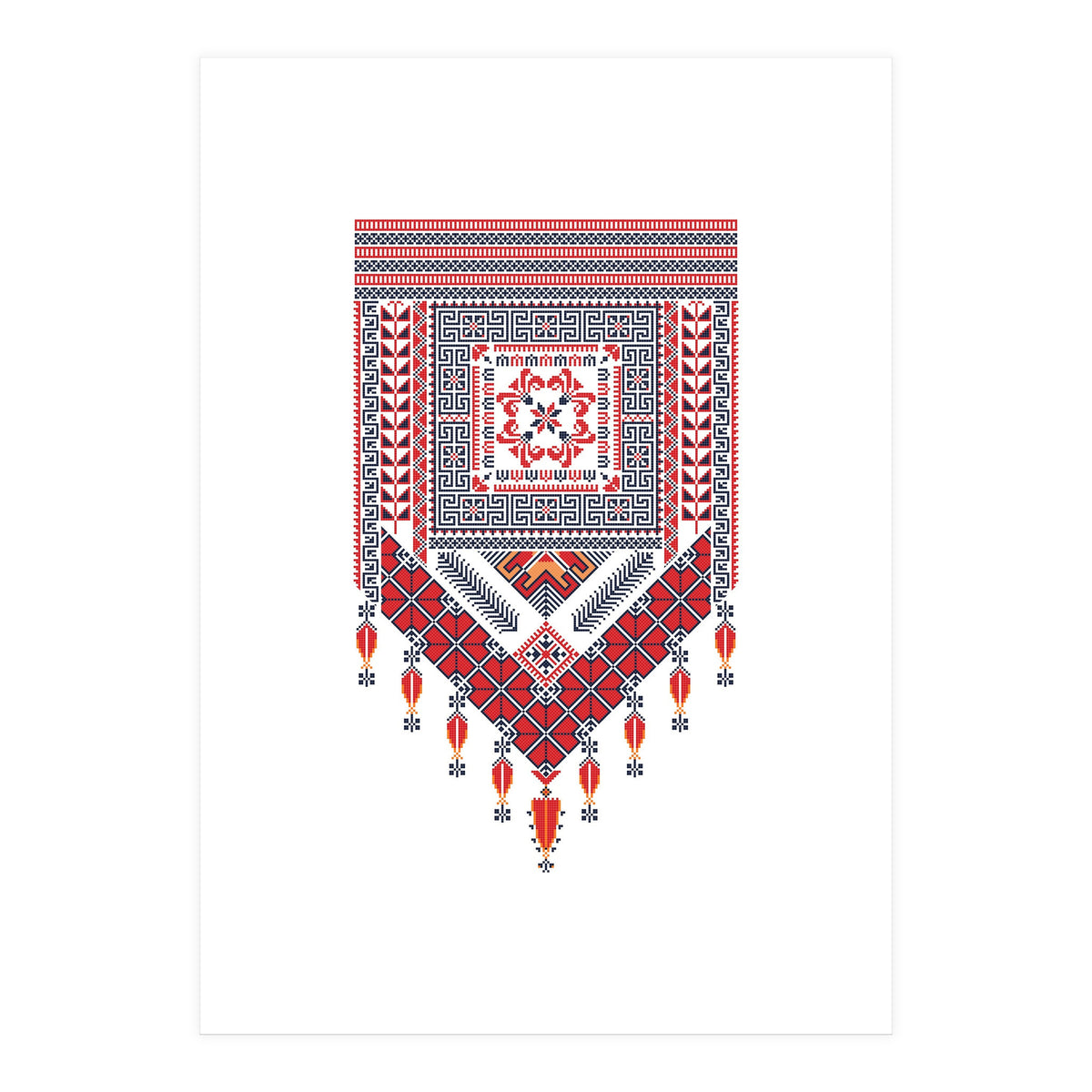 Tatreez Ornament 22 (Print Only)