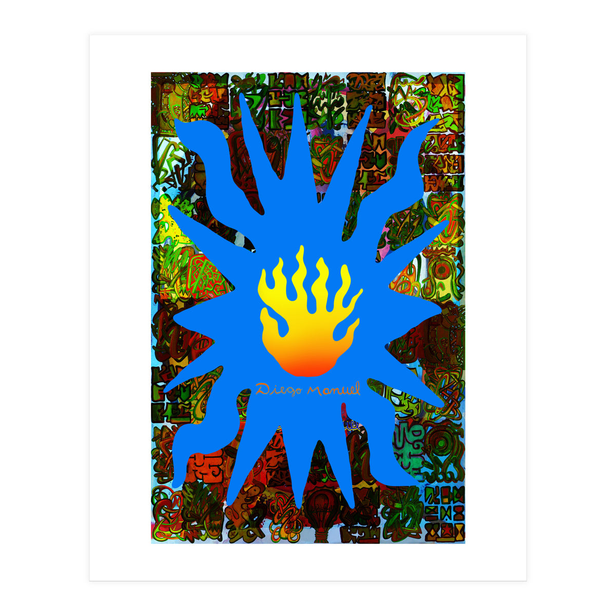 Fuego Y Graffiti 63 (Print Only)