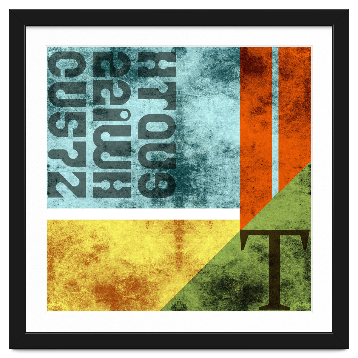 Abstract Industrial Rgby