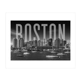 BOSTON Skyline | Monochrome (Print Only) thumbnail