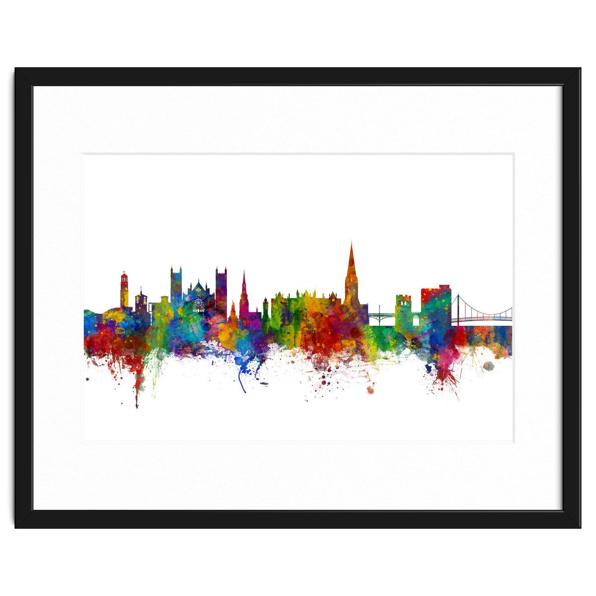 Exeter England Skyline