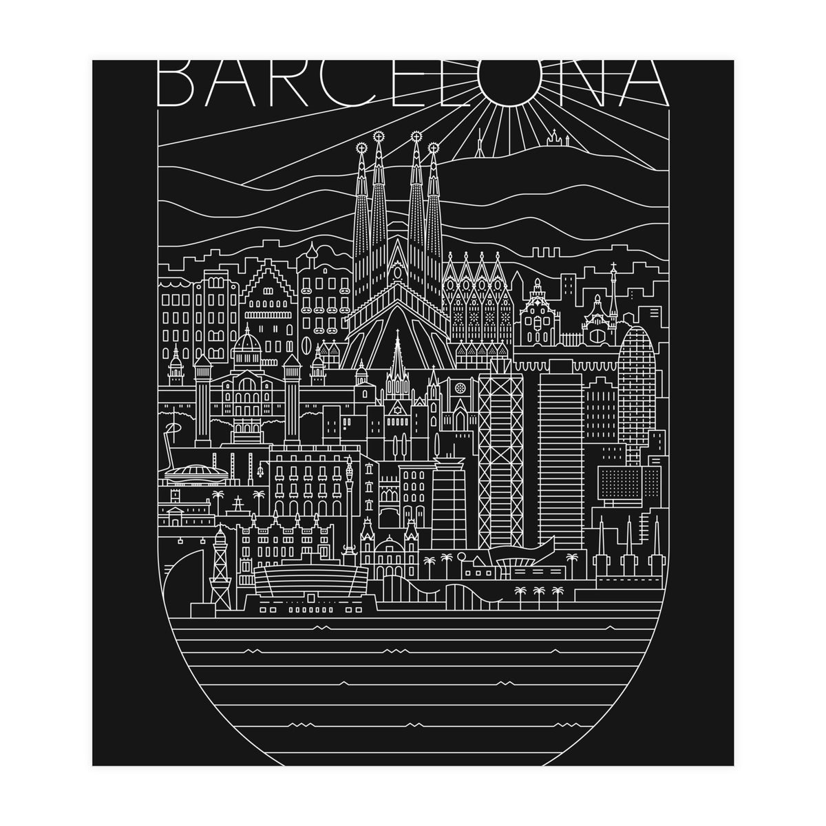Barcelona (Print Only)