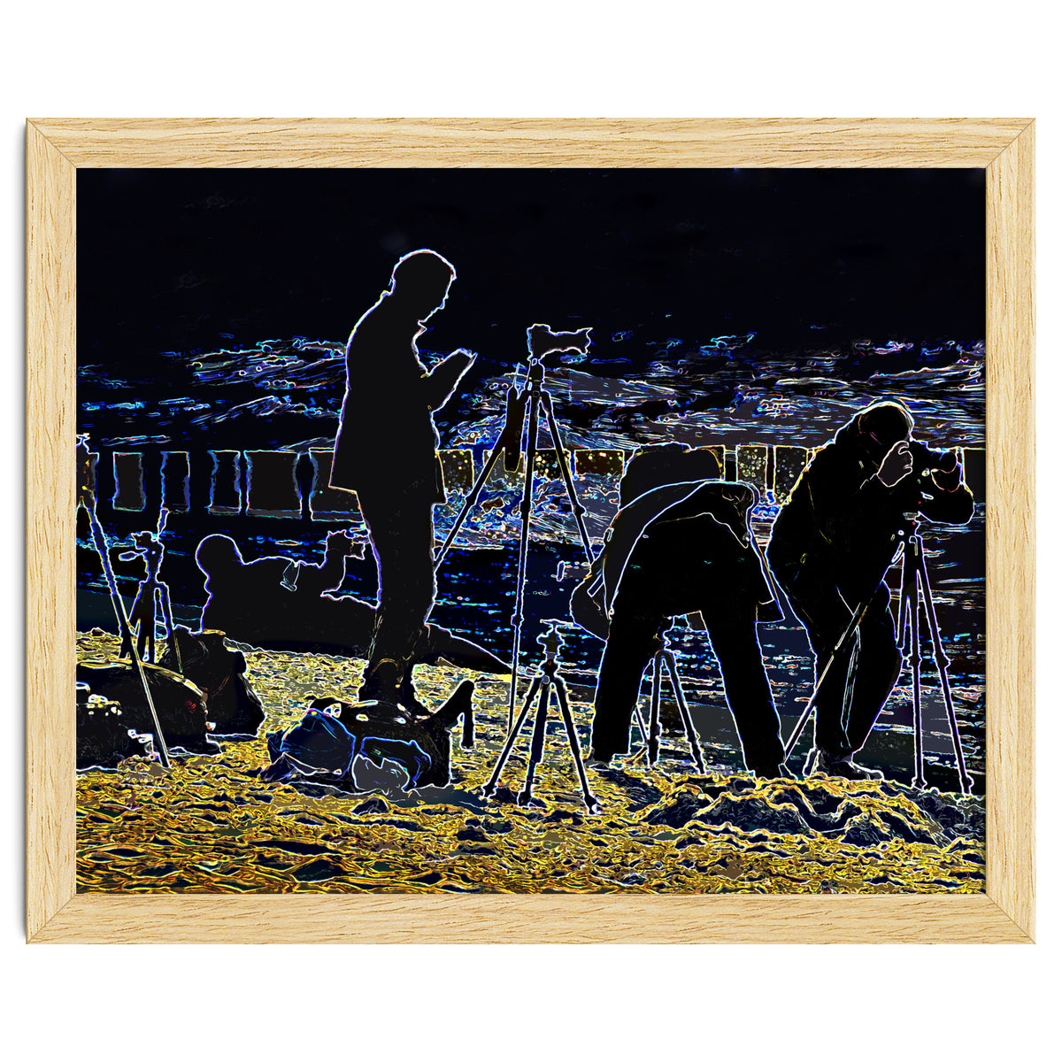 Photographers at the beach