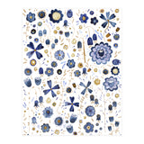 Indigo Flower Mashup (Print Only) thumbnail