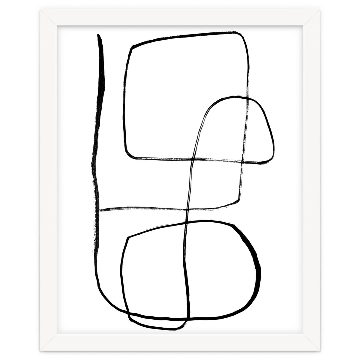 Mid-Century Line Art Print #3