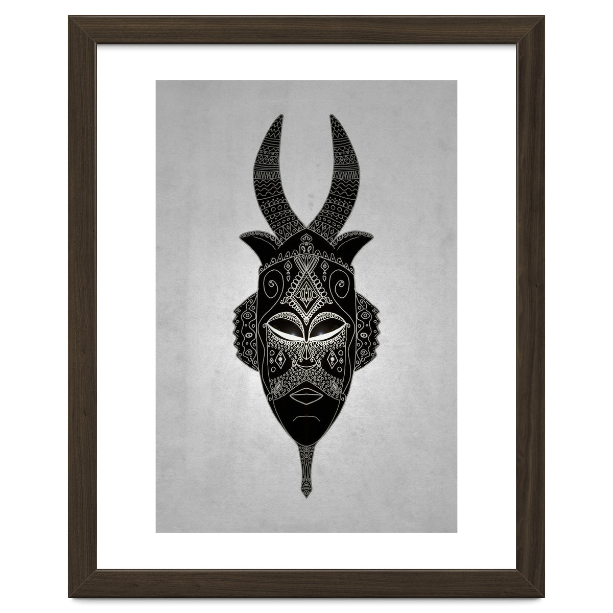 Horned Tribal Mask