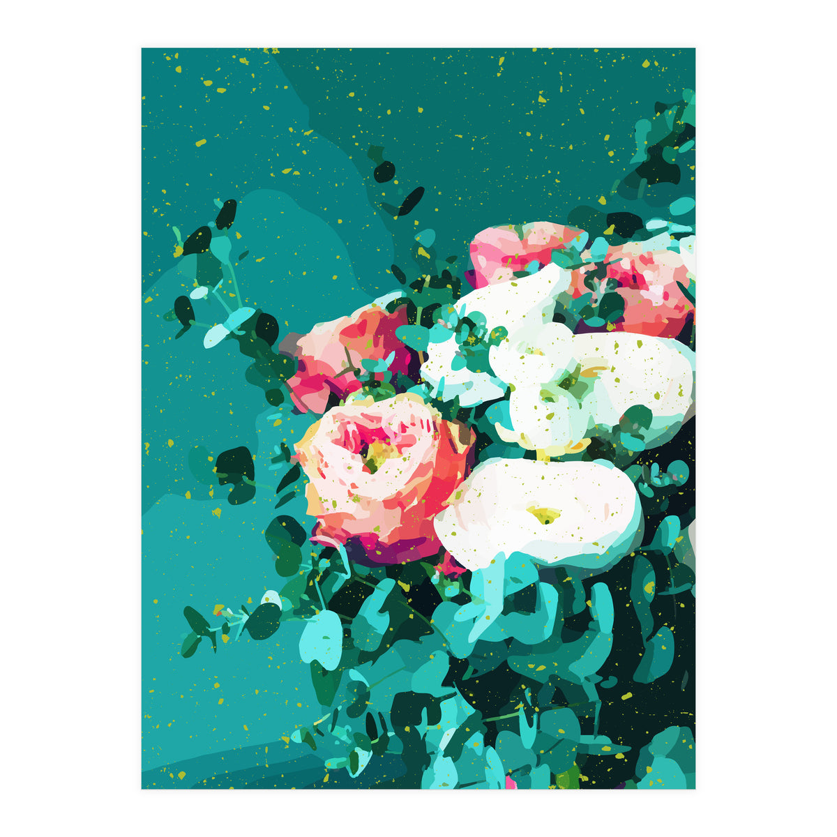 Floral & Confetti (Print Only)