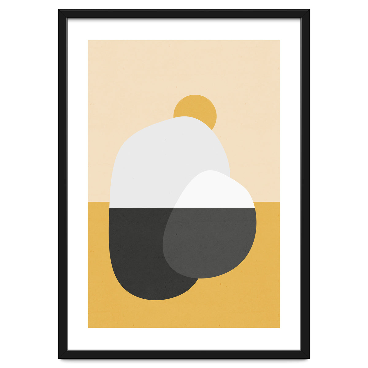 Abstract Boulders - Golden Desert