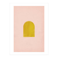 Pink and mustard arch (Print Only)