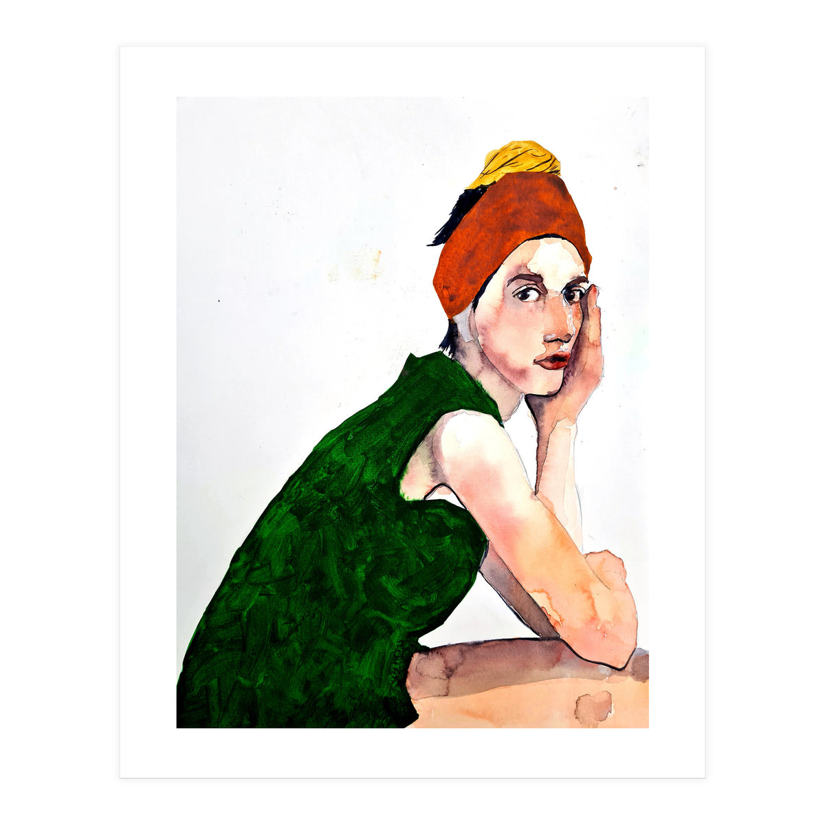 Untitled #86 - Woman in green (Print Only)