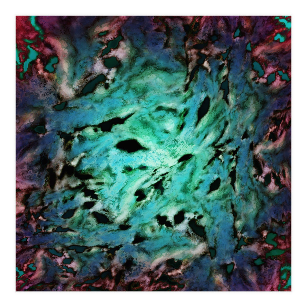 Smash Smash Turquoise (Print Only)