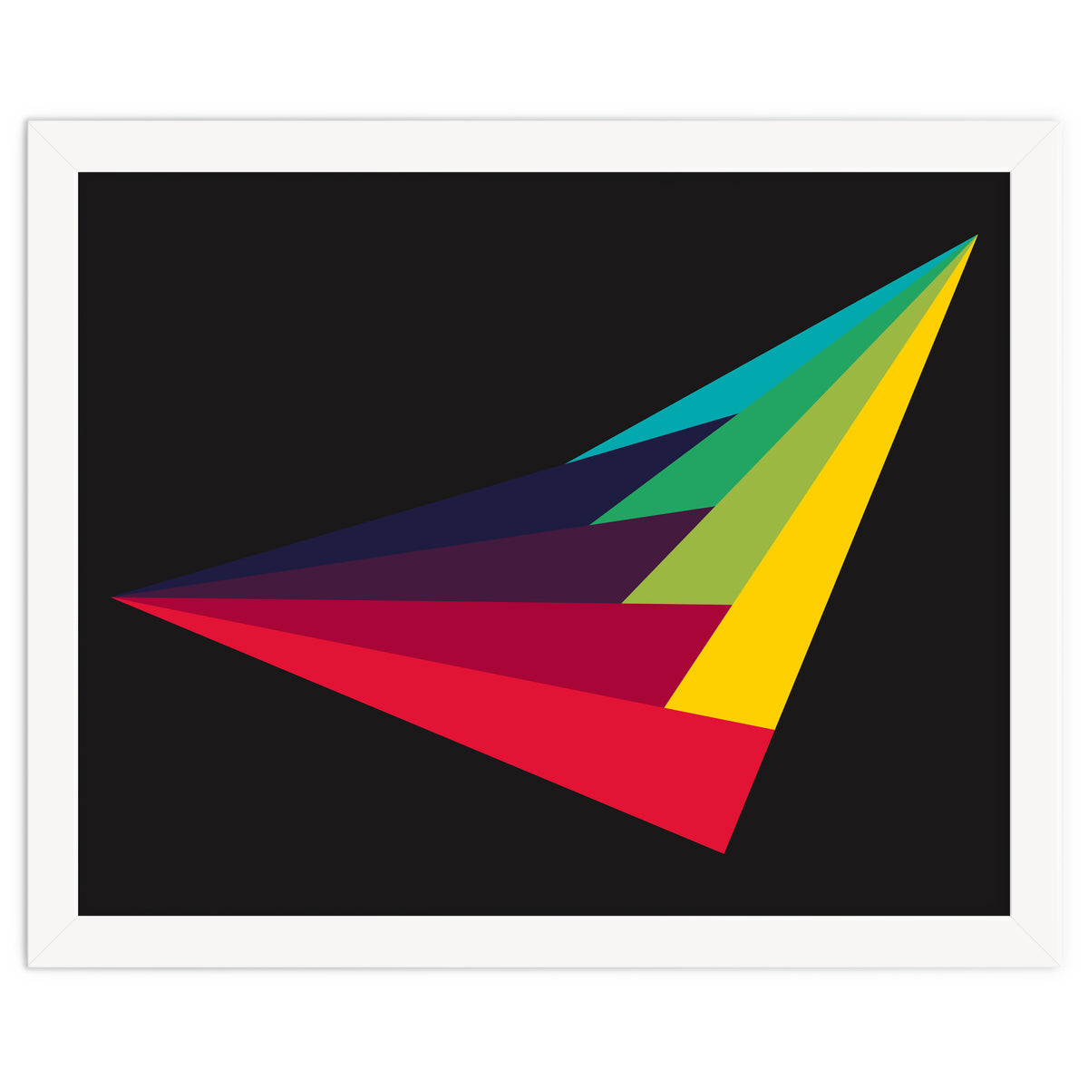 Geometric Shapes No. 40 - rainbow