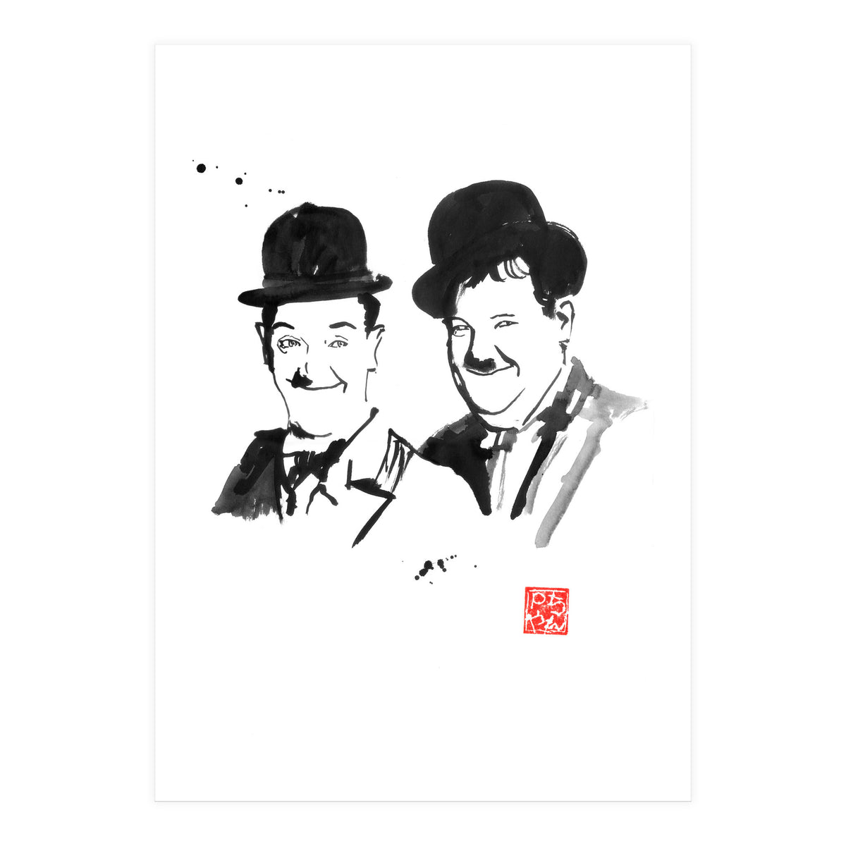 Laurel And Hardy (Print Only)