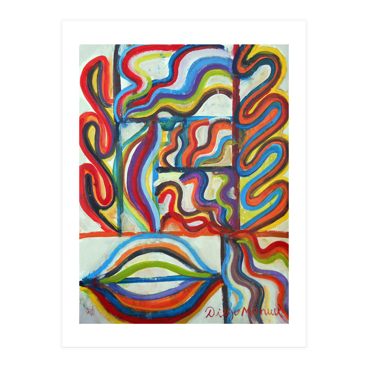 Ondas Cromaticas 3 (Print Only)