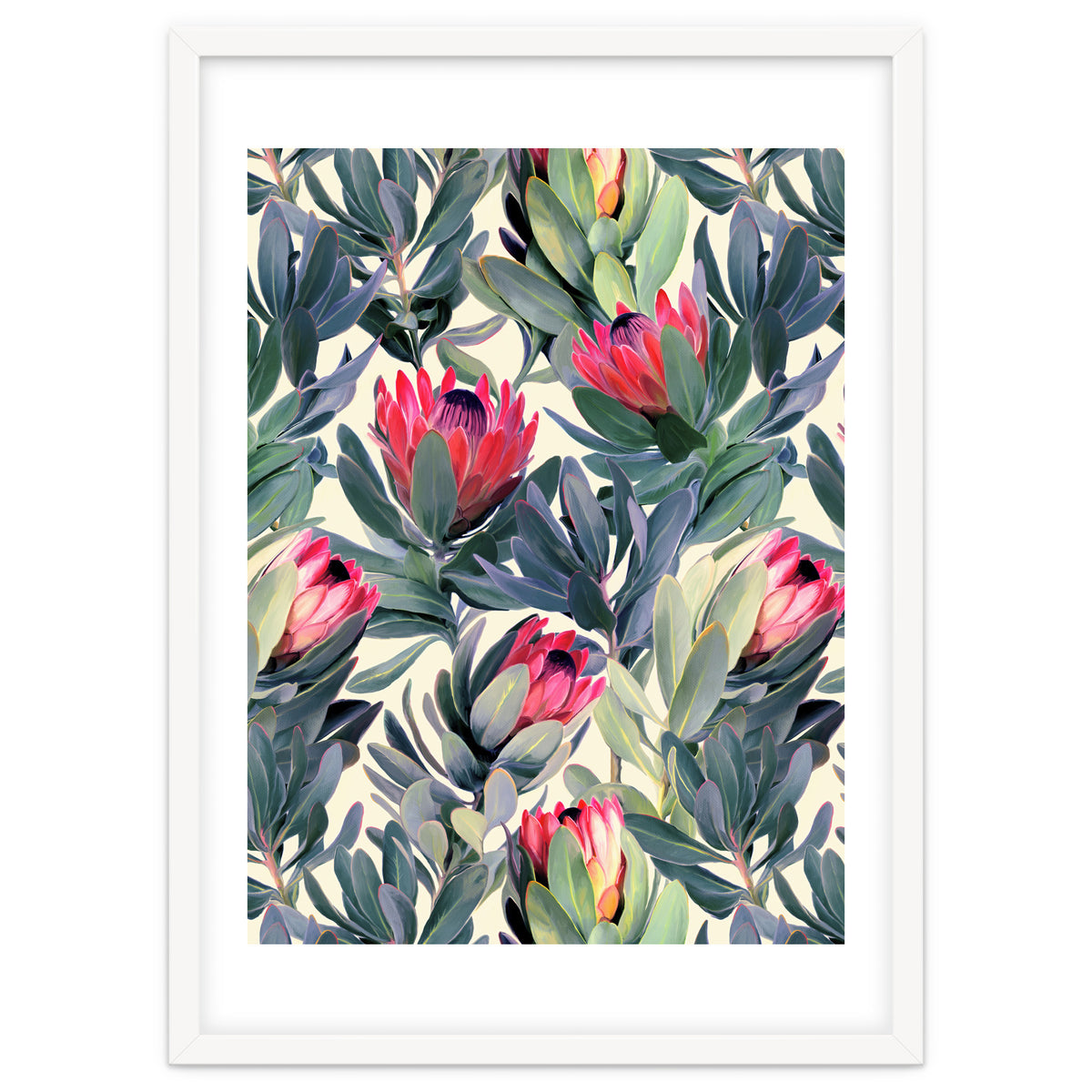 Painted Protea Pattern