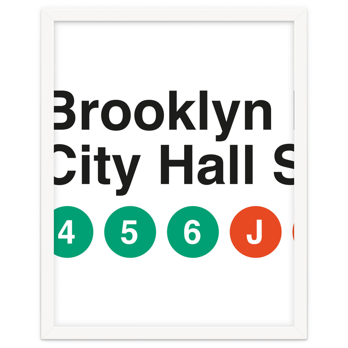 Vignelli's Subway Sign