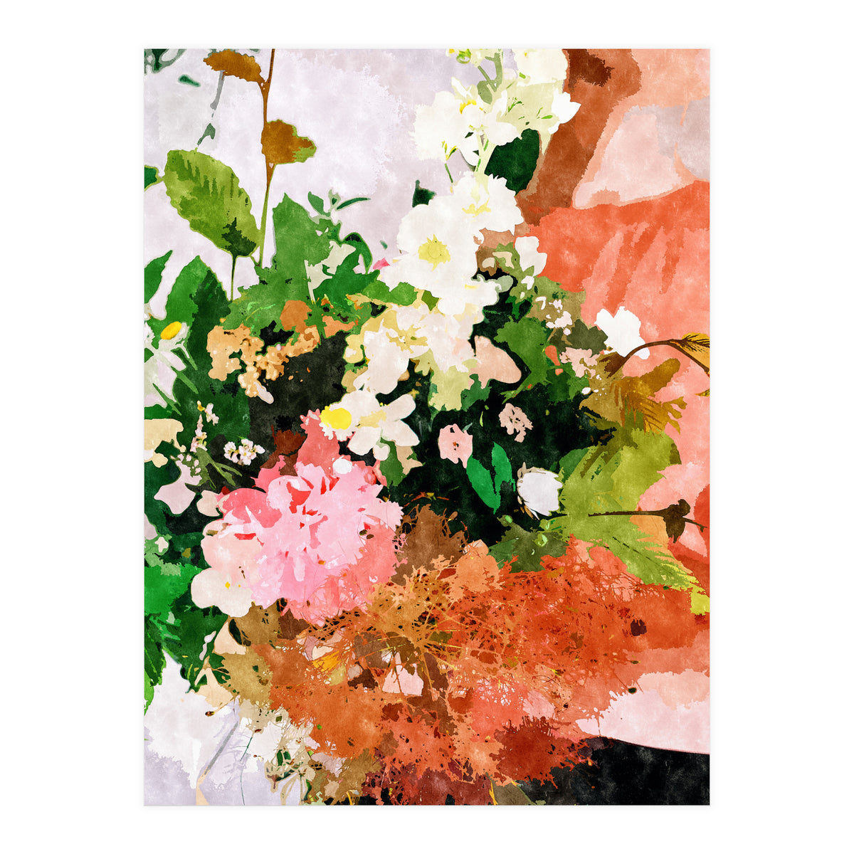 Floral Gift Ii (Print Only)