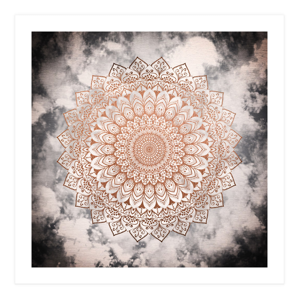 Rose Night Mandala (Print Only)