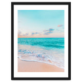 Ocean Bliss, Nature Landscape Sea Travel Tropical, Nordic Luxe Photography Pastel Island Digital thumbnail