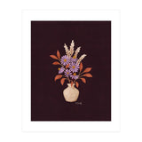 Purple Floral Vase Still Life (Print Only) thumbnail
