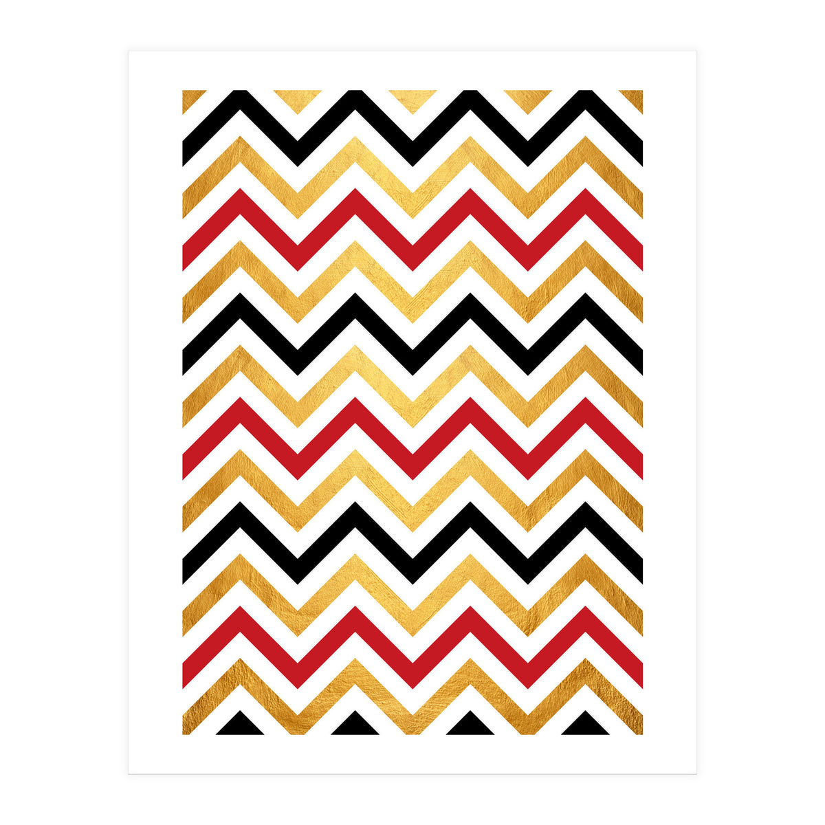 Chevron Golden II (Print Only)