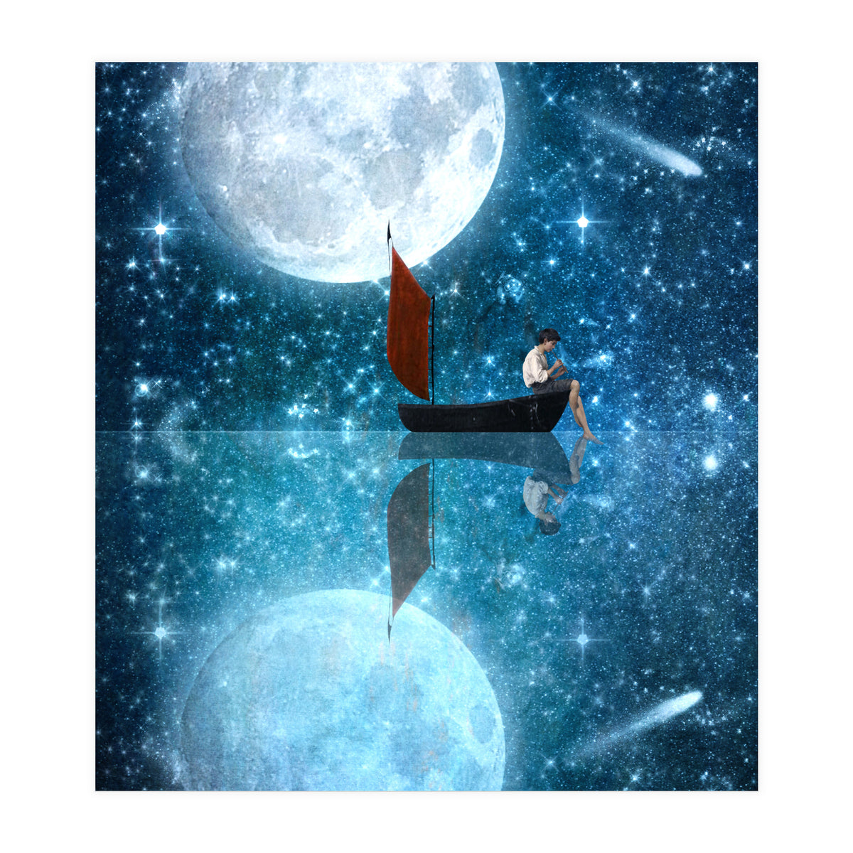 The Moon And Me (Print Only)